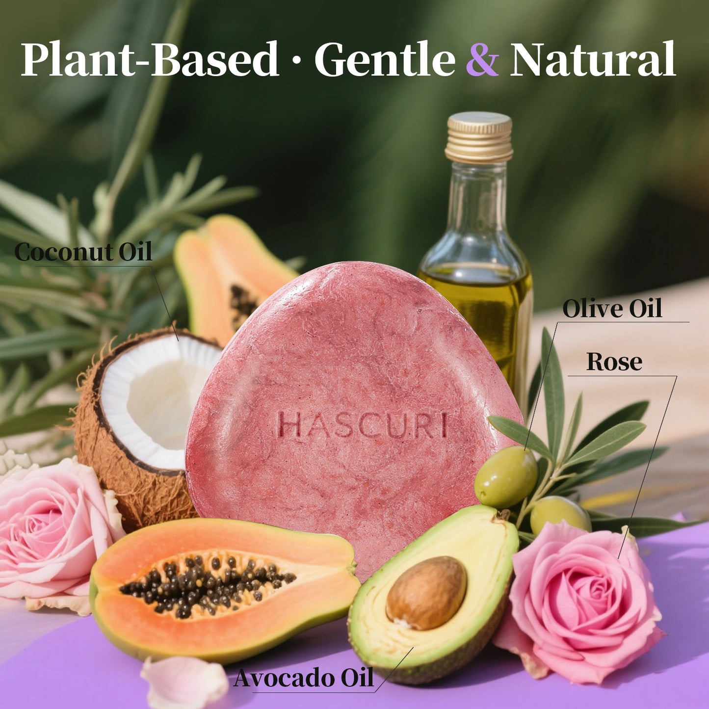 Rose Garden Shampoo Bar Artisan pH Balance Formula™