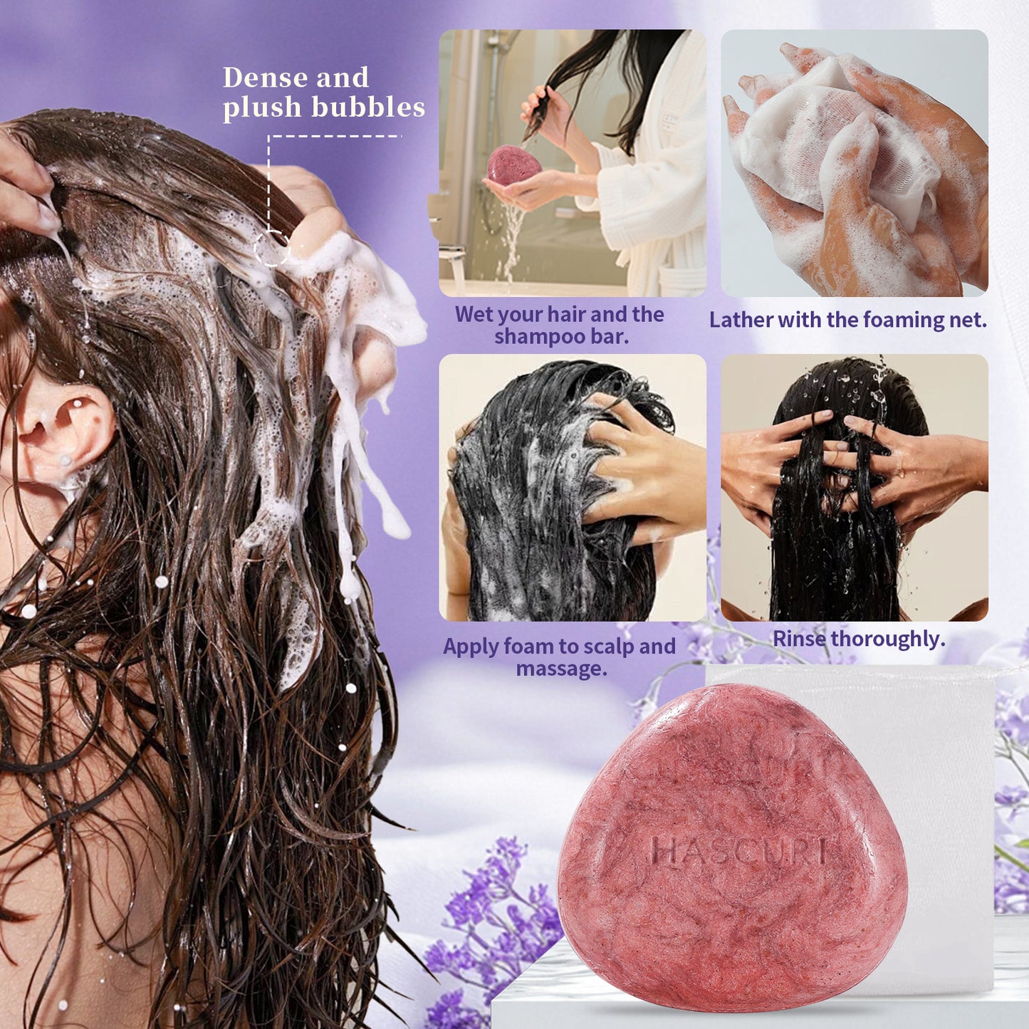 Rose Garden Shampoo Bar Artisan pH Balance Formula™